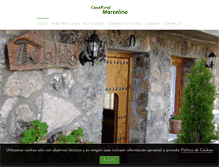 Tablet Screenshot of casaruralmarcelino.com